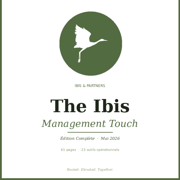 MANIFESTE : The Ibis Management Touch